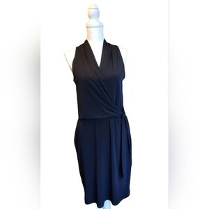 MICHAEL Michael Kors Black Sleeveless Midi Dress